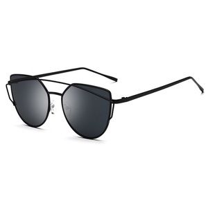 Black trendy sunglasses