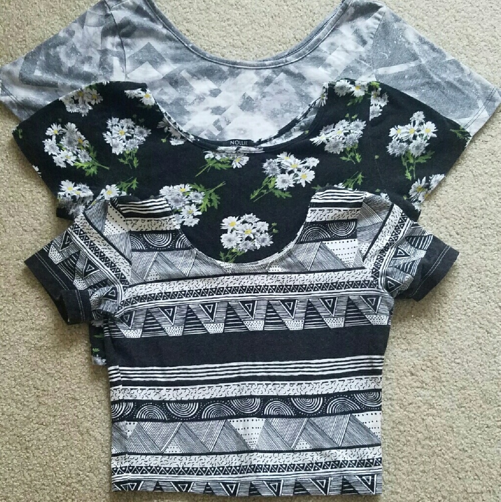 Bundle of 3 Crop T-shirts!