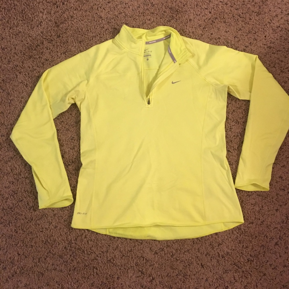 Nike Dri-Fit 3/4 zip long sleeve shirt