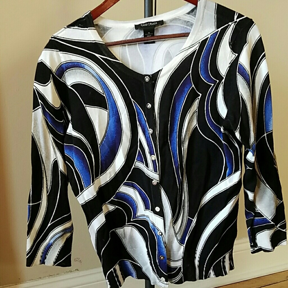 White house black market button up blouse