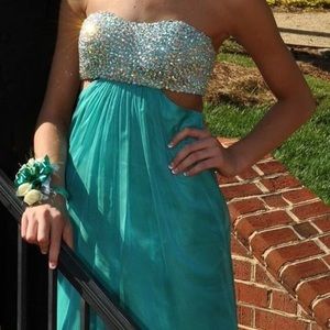 Teal Prom dress!!