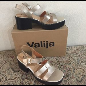 Brand New gold tone sandals