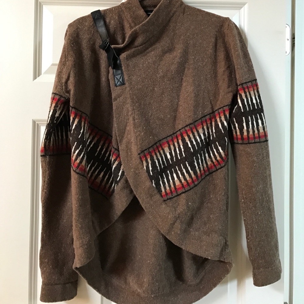 Addison Story wrap cardigan