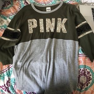 Victoria's Secret Pink quarter sleeve