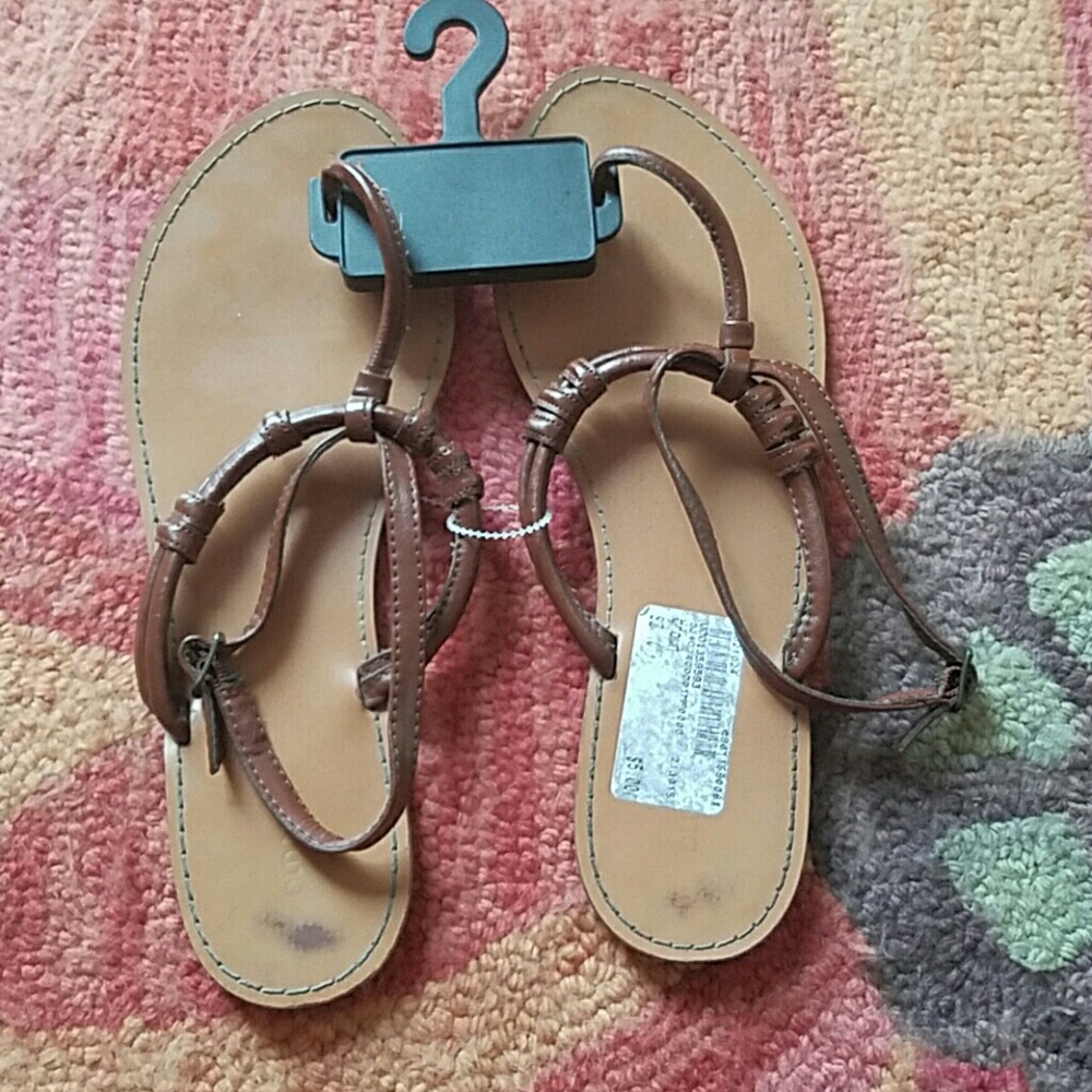 Brown sandals