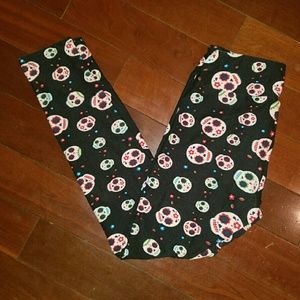 Lularoe Sugar Skull leggings