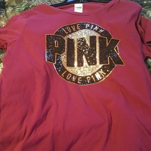 VS pink bling tee