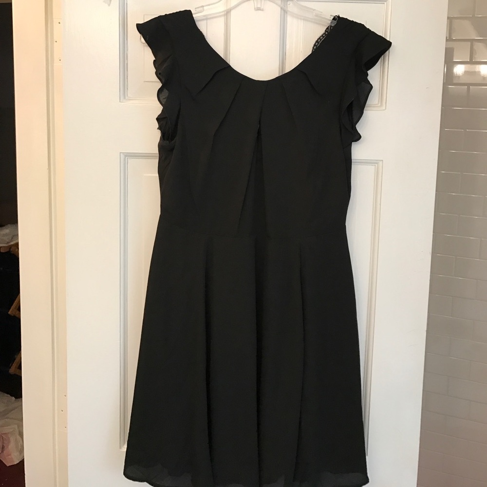 Black dress with pretty back detail