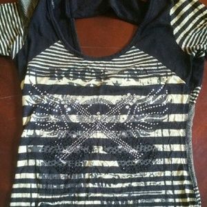 Daytrip Rock N Roll  Rhinestone shirt