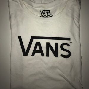 Girls Vans t-shirt white