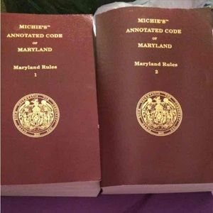 Maryland Rules law book
