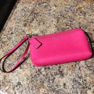 coach wristlet.