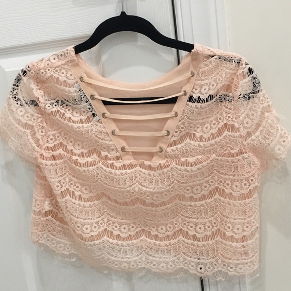 Lace top Full lined. ✨New, Unused✨ - Picture 2 of 2