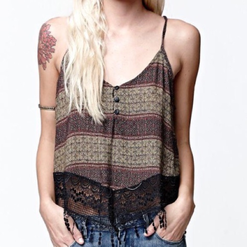 Printed Crop Top