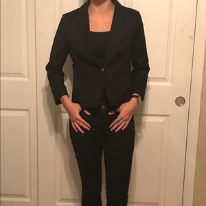 Anne Taylor petite classic black blazer