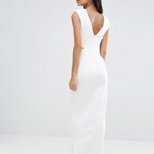 Asos White Event Dress