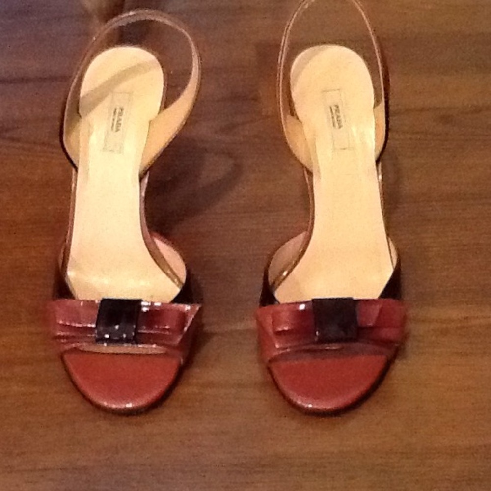 Prada Burgundy heels