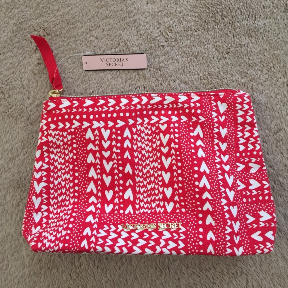 Victoria Secret Valentines Makeup Bag & Goodies