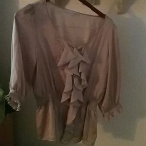 Champagne colored  blouse