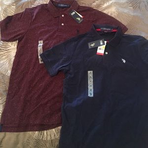 2 Brand New U.S. Polo Shirts