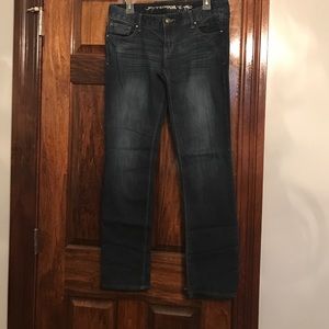 Express Size 8r straight jeans