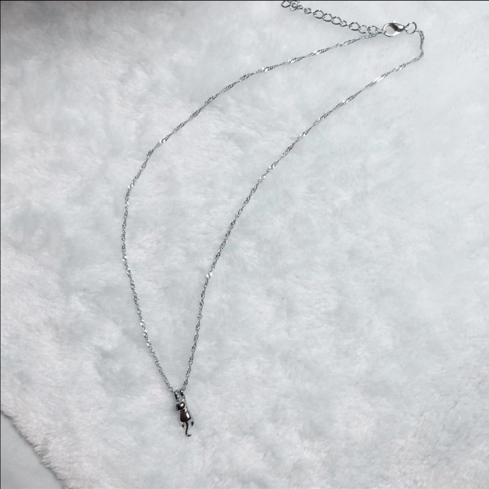 (O1) Dainty Kitty Necklace - Picture 4 of 5