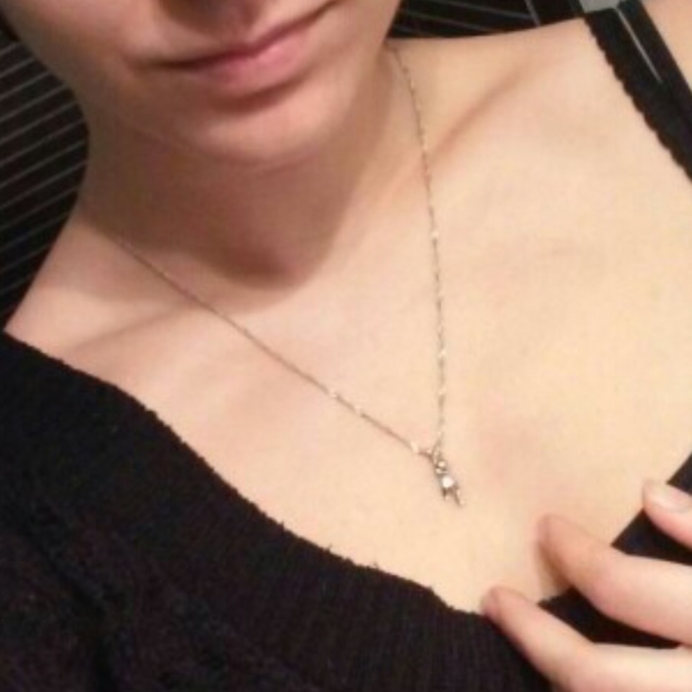 (O1) Dainty Kitty Necklace - Picture 5 of 5