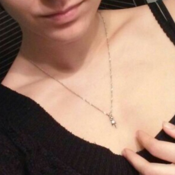 (O1) Dainty Kitty Necklace - Picture 5 of 5