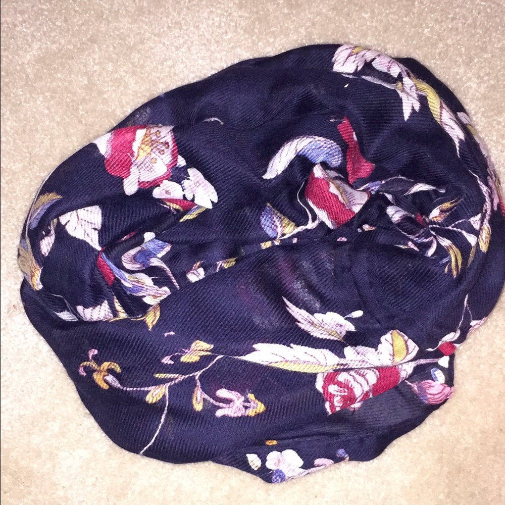 Floral infinity scarf