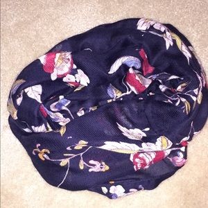 Floral infinity scarf
