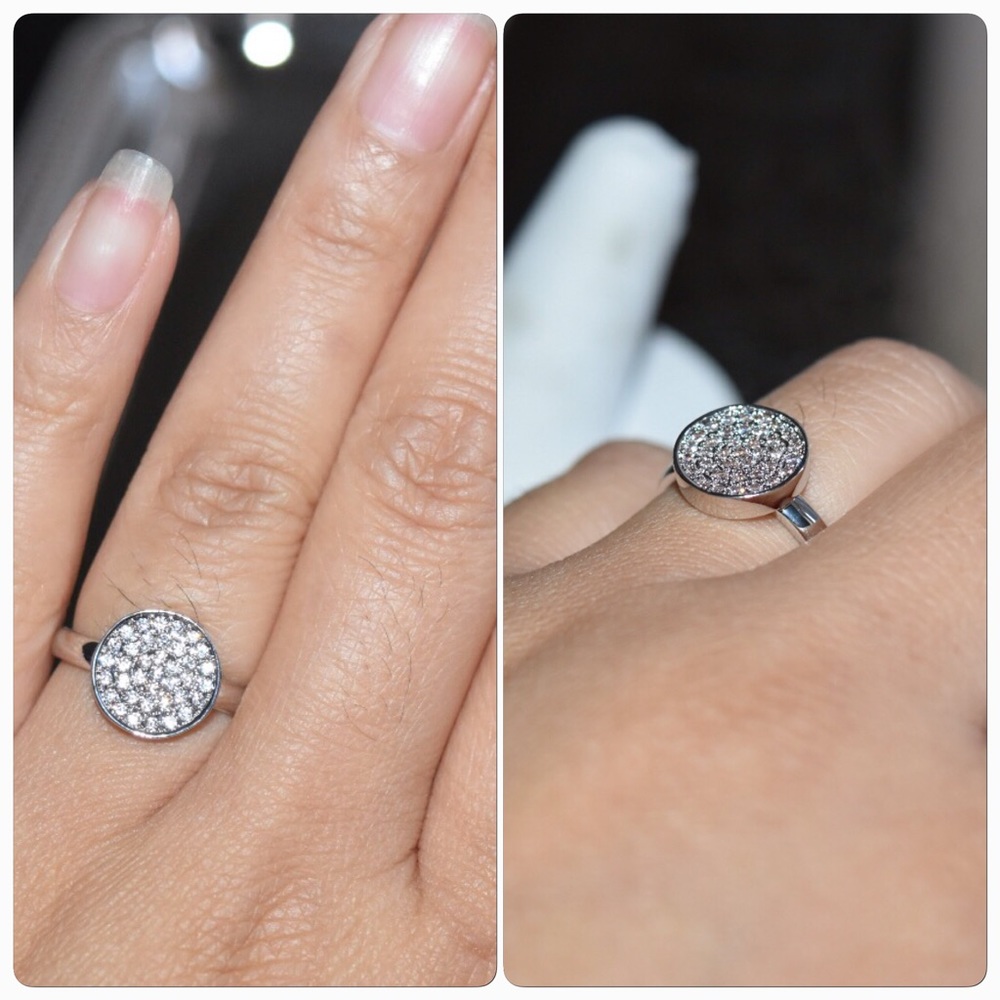 Pave Circle Ring - image 6