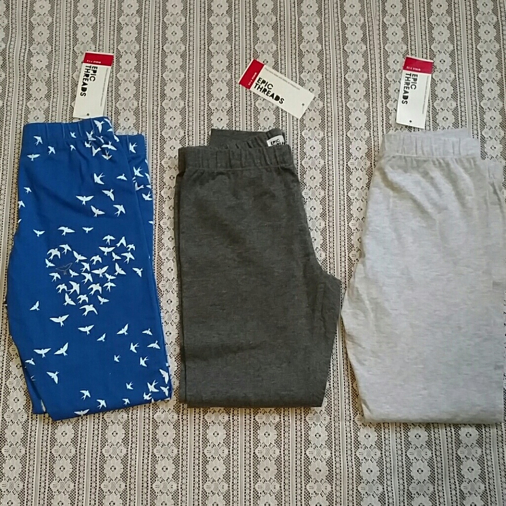 Epic Threads by Macy's girls leggings bundle