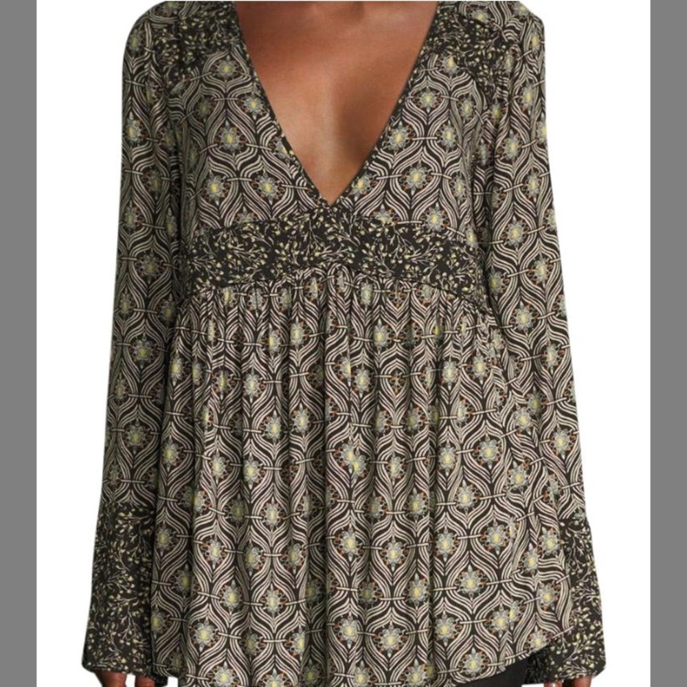 NWT Free People Boho tunic top shirt