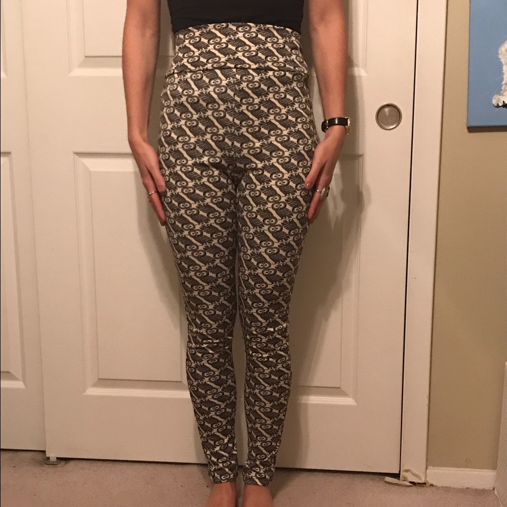 Owl patterned pants