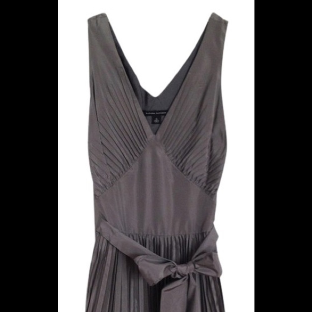 Silver fit and flare