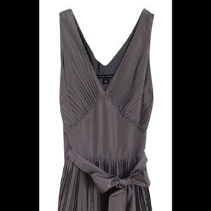 Silver fit and flare