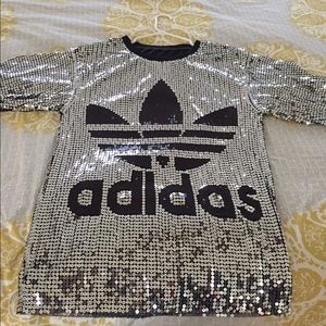 adidas sequin dress