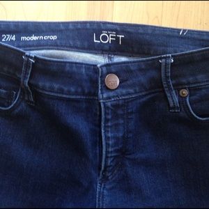 LOFT Modern cropped denim