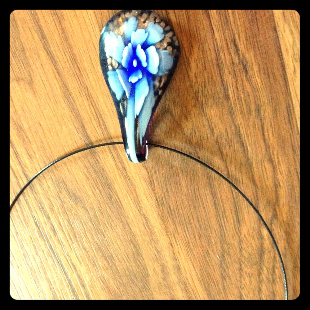 Boutique Glass charm necklace