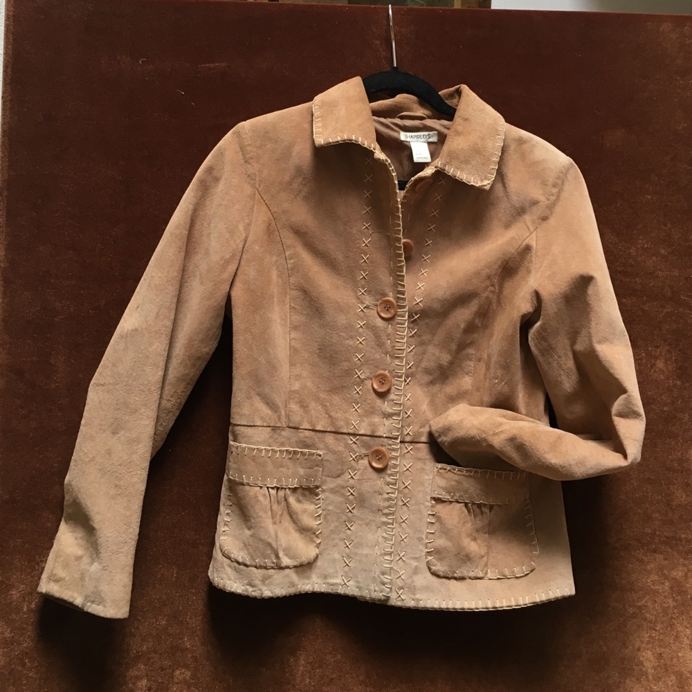 Harold's leather Beautiful bright brown Jacket