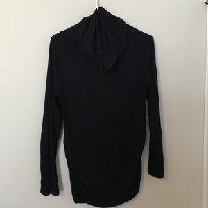 Rosie Pope maternity cowl neck knit top
