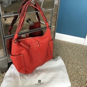 Kate Spade coral shoulder bag