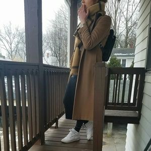 Long camel wool coat - vintage