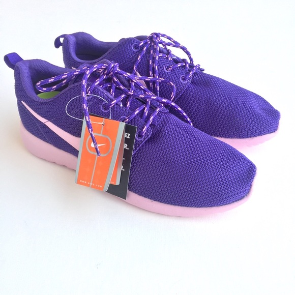Nike Shoes - Nike Roshe Run Purple and Pink NWT Sneakers