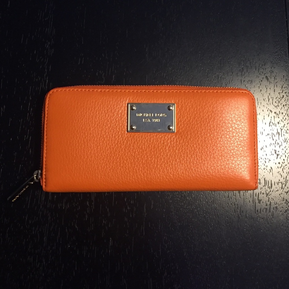 Michael Kors full zip continental wallet.