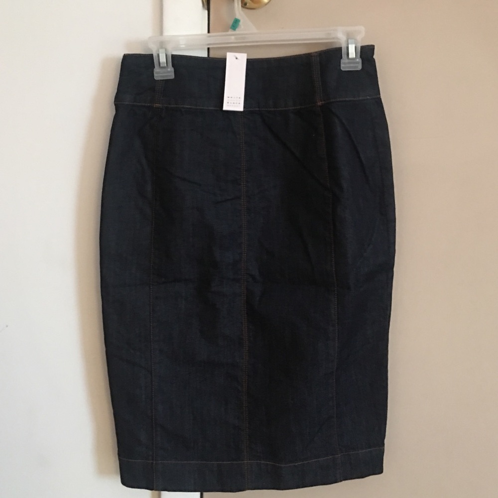 Jean pencil skirt