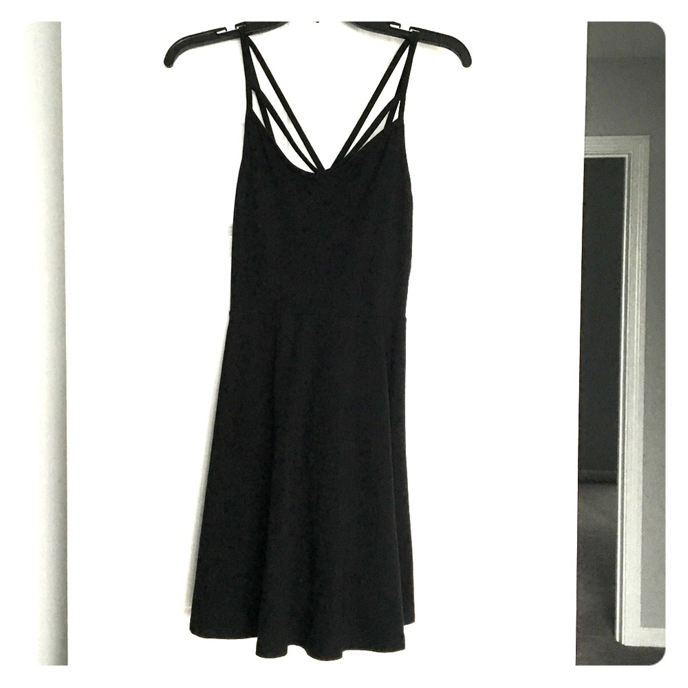 PINK VICTORIA SECRET strapy little black dress.