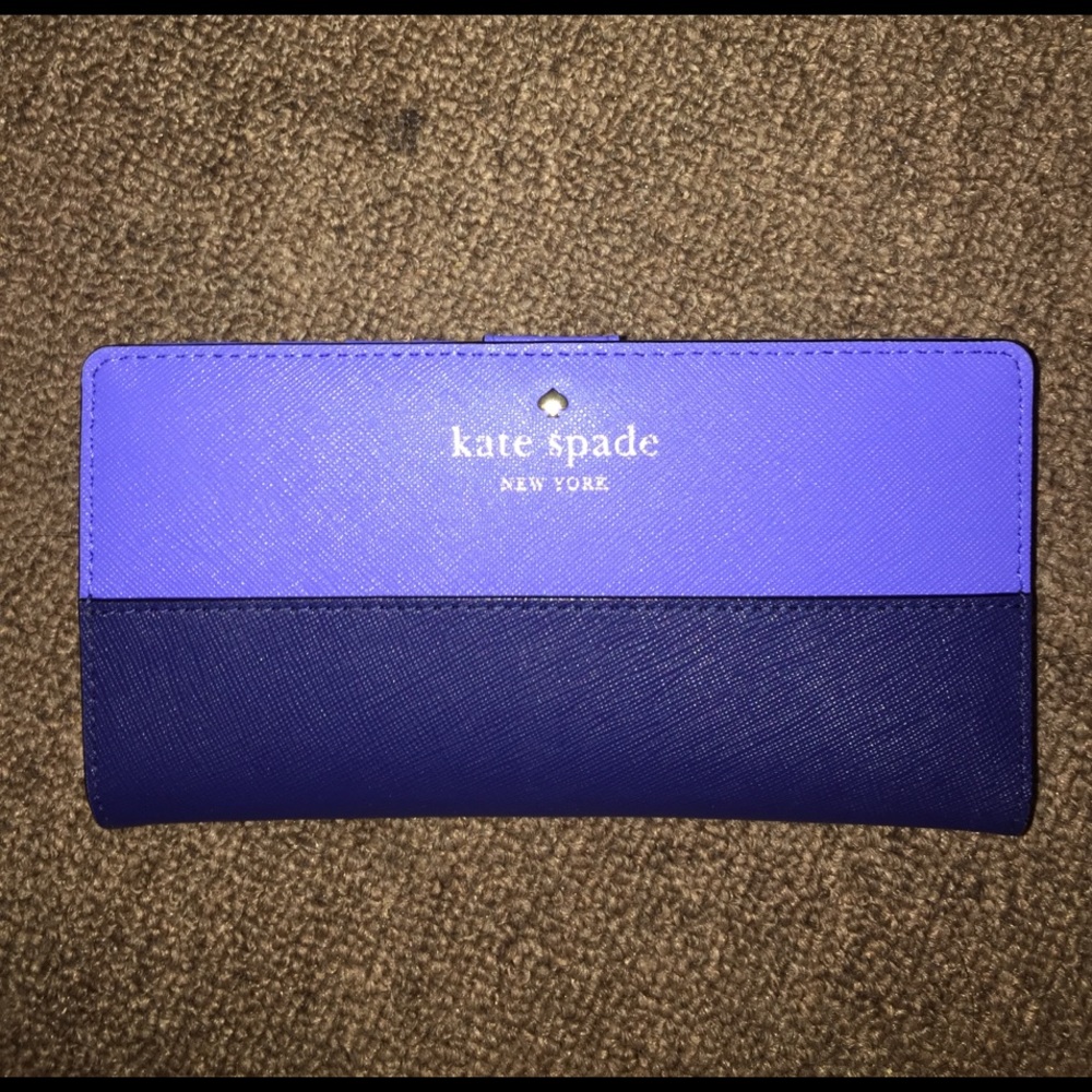 kate spade blue wallet