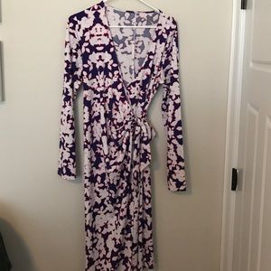 Rosie Pope maternity print wrap dress