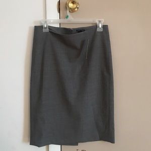 Grey pencil skirt